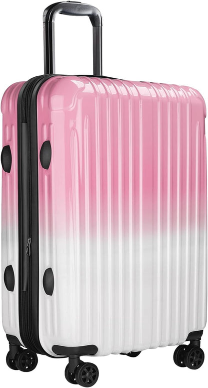 Carry On Luggage, 20 Inch Expandable Hardside Carry On Suitcase With Wheels, Hardshell Spinner Small Luggage with TSA Lock