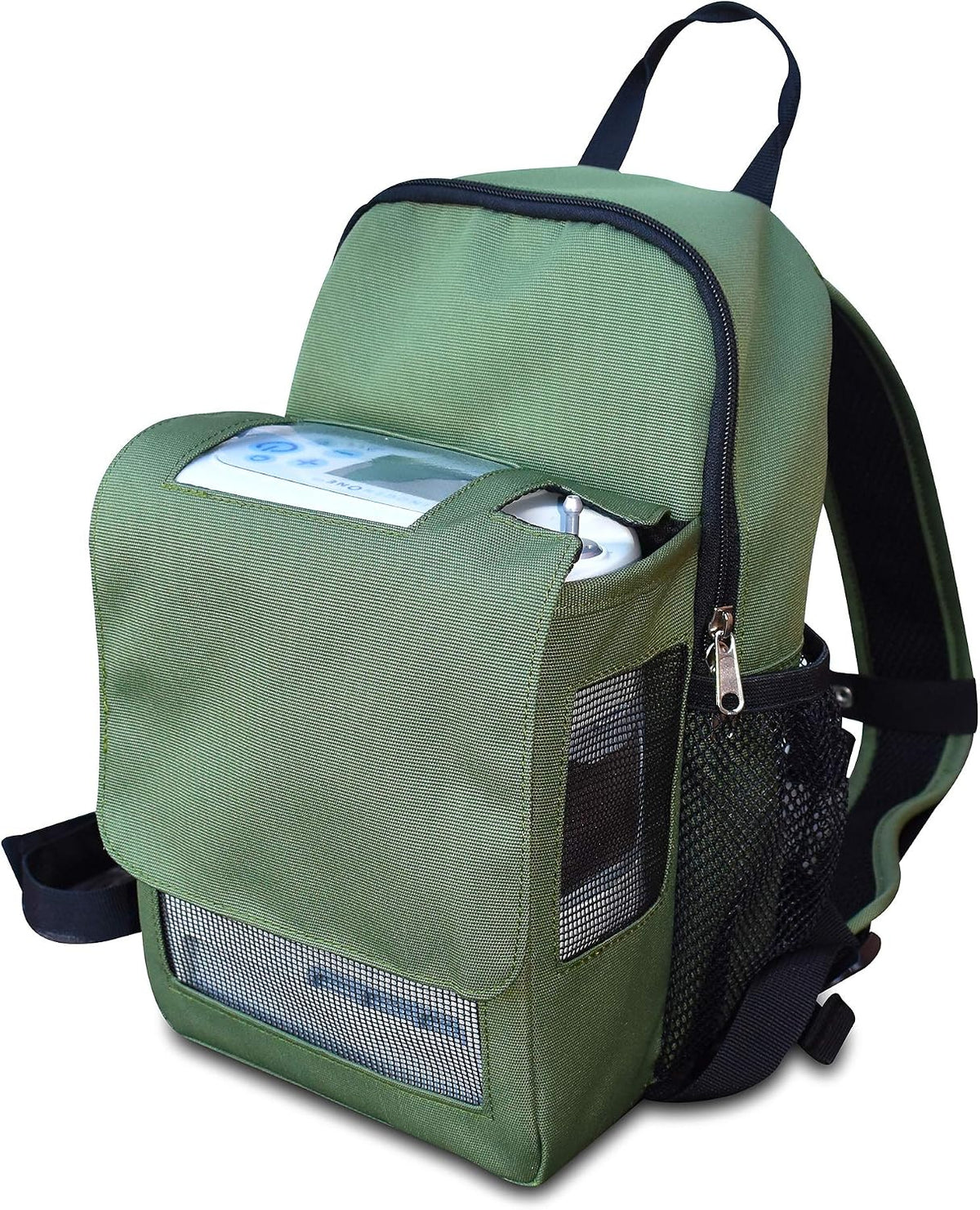 O2TOTES® Inogen One G5 & Rove 6 Backpack - Ultra-Lightweight (<1 lb), Breathable Mesh Pocket, Zippered Bottom & Adjustable Padded Straps