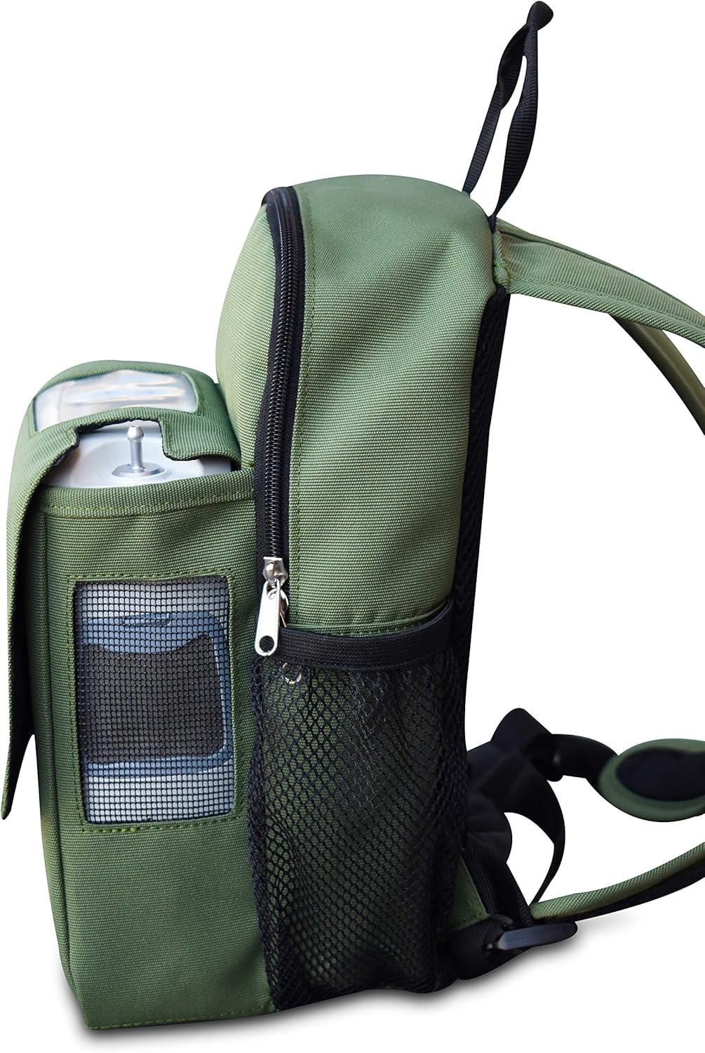 O2TOTES® Inogen One G5 & Rove 6 Backpack - Ultra-Lightweight (<1 lb), Breathable Mesh Pocket, Zippered Bottom & Adjustable Padded Straps