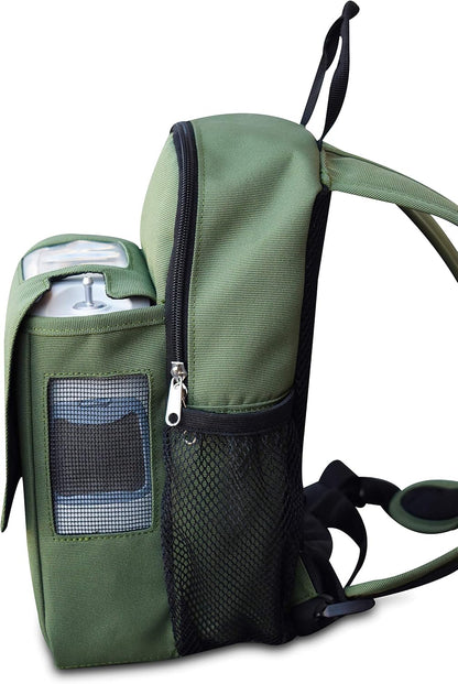O2TOTES® Inogen One G5 & Rove 6 Backpack - Ultra-Lightweight (<1 lb), Breathable Mesh Pocket, Zippered Bottom & Adjustable Padded Straps