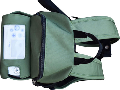 O2TOTES® Inogen One G5 & Rove 6 Backpack - Ultra-Lightweight (<1 lb), Breathable Mesh Pocket, Zippered Bottom & Adjustable Padded Straps