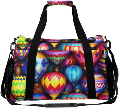 Foldable Weekender Travel Duffel Bag Lightweight Carry On Overnight Tote Bag for Women Sport Yoga