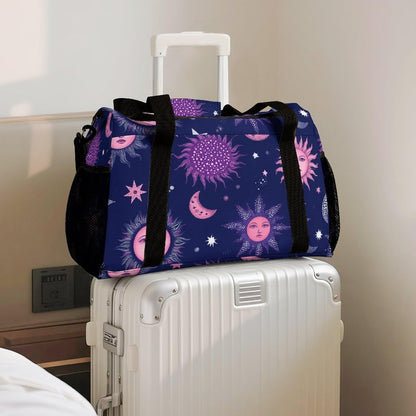 Foldable Weekender Travel Duffel Bag Lightweight Carry On Overnight Tote Bag for Women Sport Yoga