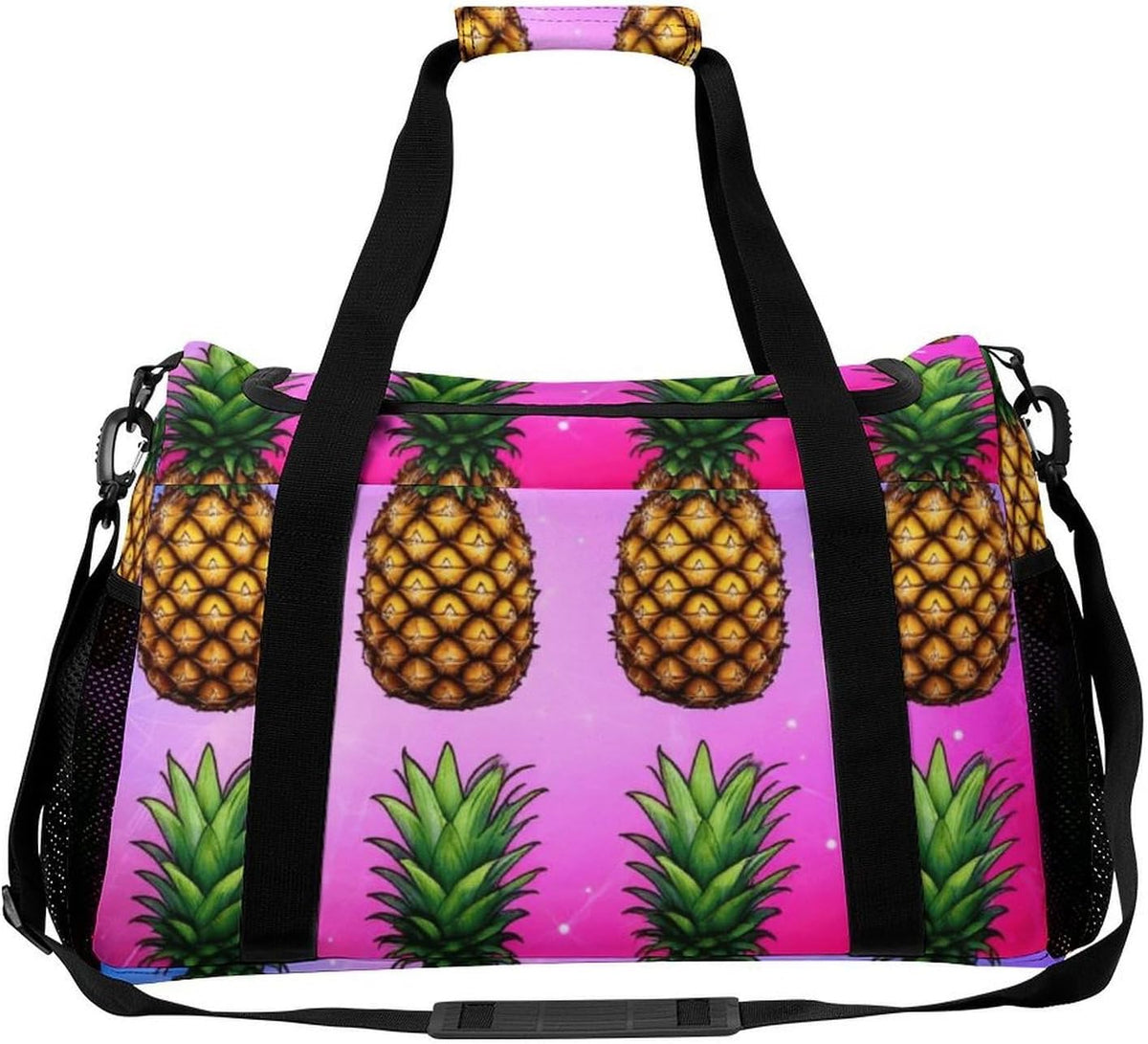 Foldable Weekender Travel Duffel Bag Lightweight Carry On Overnight Tote Bag for Women Sport Yoga