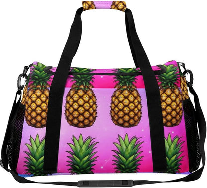 Foldable Weekender Travel Duffel Bag Lightweight Carry On Overnight Tote Bag for Women Sport Yoga