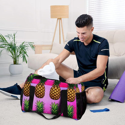 Foldable Weekender Travel Duffel Bag Lightweight Carry On Overnight Tote Bag for Women Sport Yoga
