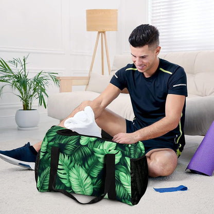 Foldable Weekender Travel Duffel Bag Lightweight Carry On Overnight Tote Bag for Women Sport Yoga