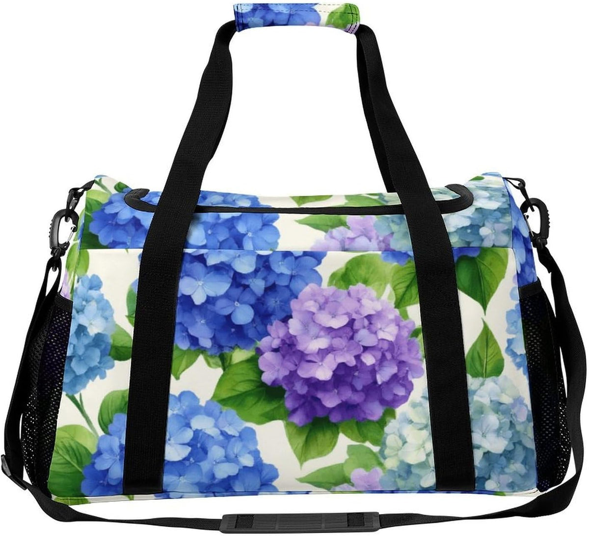 Foldable Weekender Travel Duffel Bag Lightweight Carry On Overnight Tote Bag for Women Sport Yoga