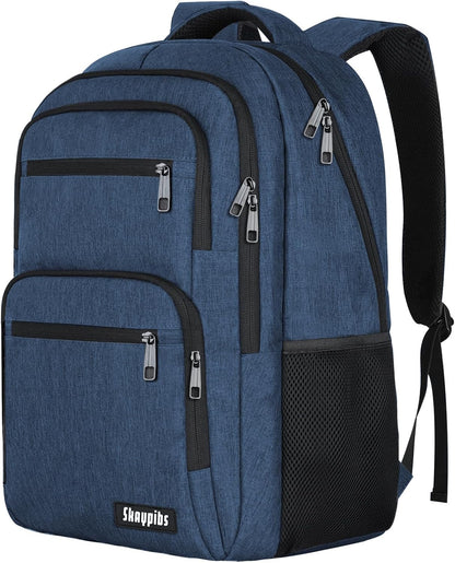 Travel Laptop Backpack, Business Carry on Backpack Flight Approved Backpack, Large Travel Work Backpacks for Men Women with Reinforced Straps, Rucksack Bag, Mochila de viaje, Grey