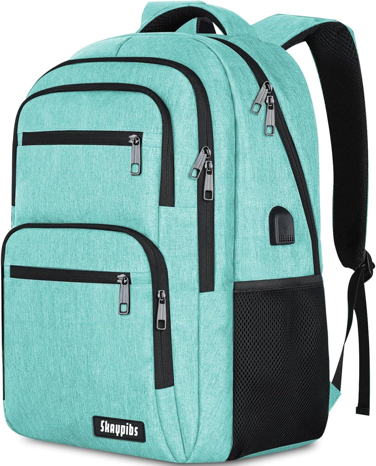 Travel Laptop Backpack, Business Carry on Backpack Flight Approved Backpack, Large Travel Work Backpacks for Men Women with Reinforced Straps, Rucksack Bag, Mochila de viaje, Grey