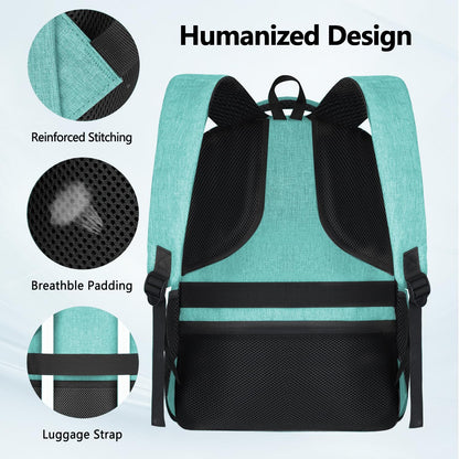 Travel Laptop Backpack, Business Carry on Backpack Flight Approved Backpack, Large Travel Work Backpacks for Men Women with Reinforced Straps, Rucksack Bag, Mochila de viaje, Grey