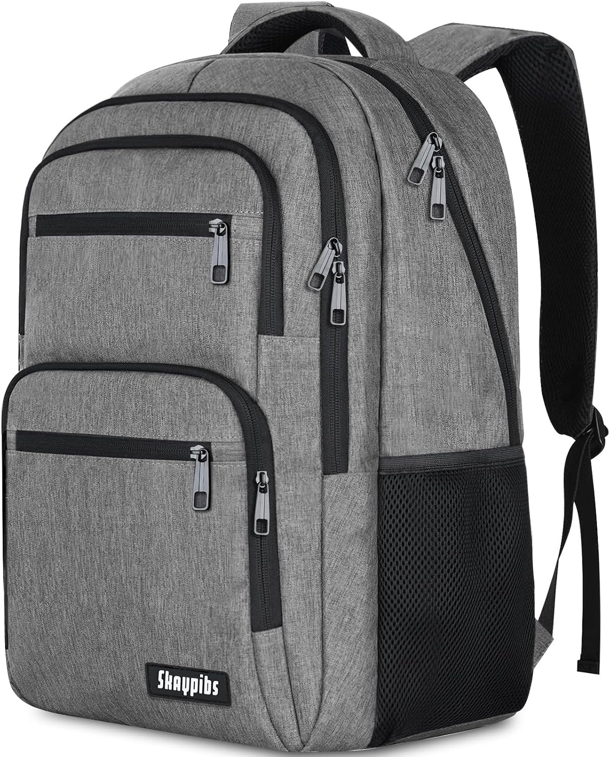 Travel Laptop Backpack, Business Carry on Backpack Flight Approved Backpack, Large Travel Work Backpacks for Men Women with Reinforced Straps, Rucksack Bag, Mochila de viaje, Grey