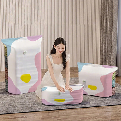 Vacuum Sealed Bags,No-Pump Compression,Roll-up, compressed, thickened | Material: PA+PE for Clothes Blanket Mattress Home Apartment Dormitory Closet Wardrobe Luggage Suitcase