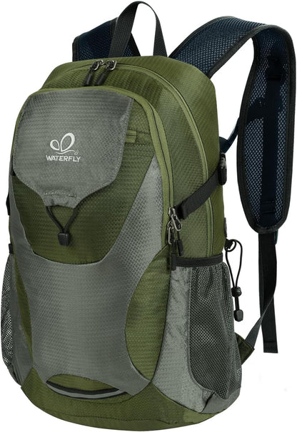 Lightweight Packable Hiking Backpack, 30L Day Pack Blue | Water Resistant Foldable Travel Daypack with Multiple Pockets, Wet Pocket, Ultralight Day Pack for Woman Man, Everyday Carry