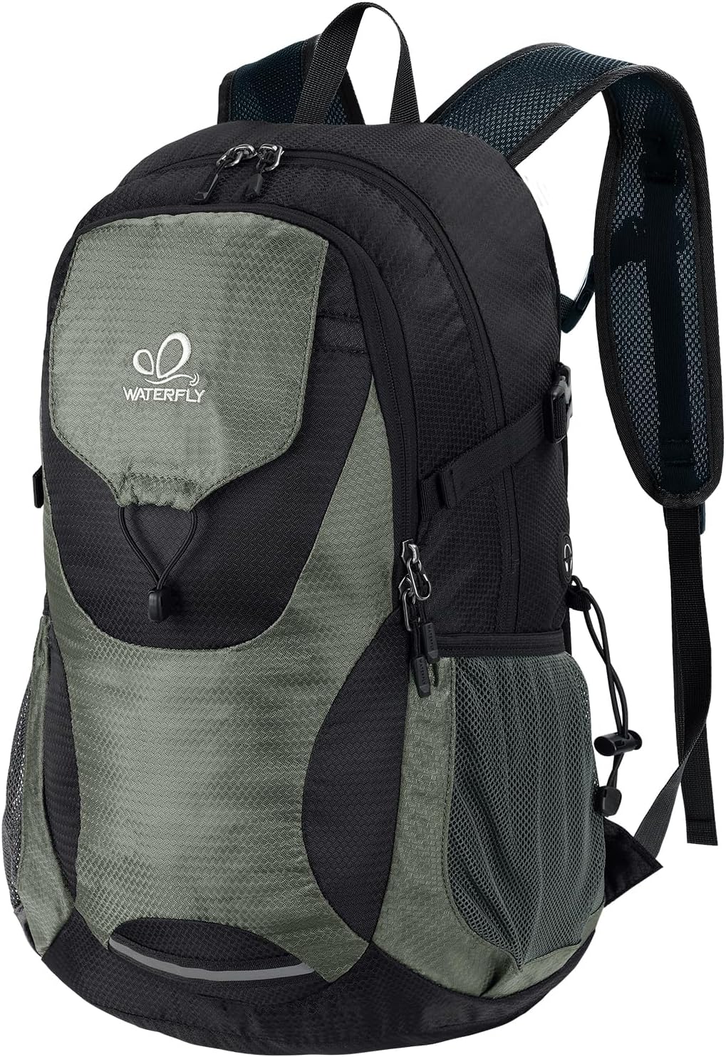 Lightweight Packable Hiking Backpack, 30L Day Pack Blue | Water Resistant Foldable Travel Daypack with Multiple Pockets, Wet Pocket, Ultralight Day Pack for Woman Man, Everyday Carry