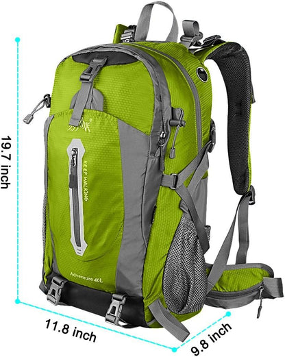 Lightweight Packable Hiking Backpack, 30L Day Pack Blue | Water Resistant Foldable Travel Daypack with Multiple Pockets, Wet Pocket, Ultralight Day Pack for Woman Man, Everyday Carry