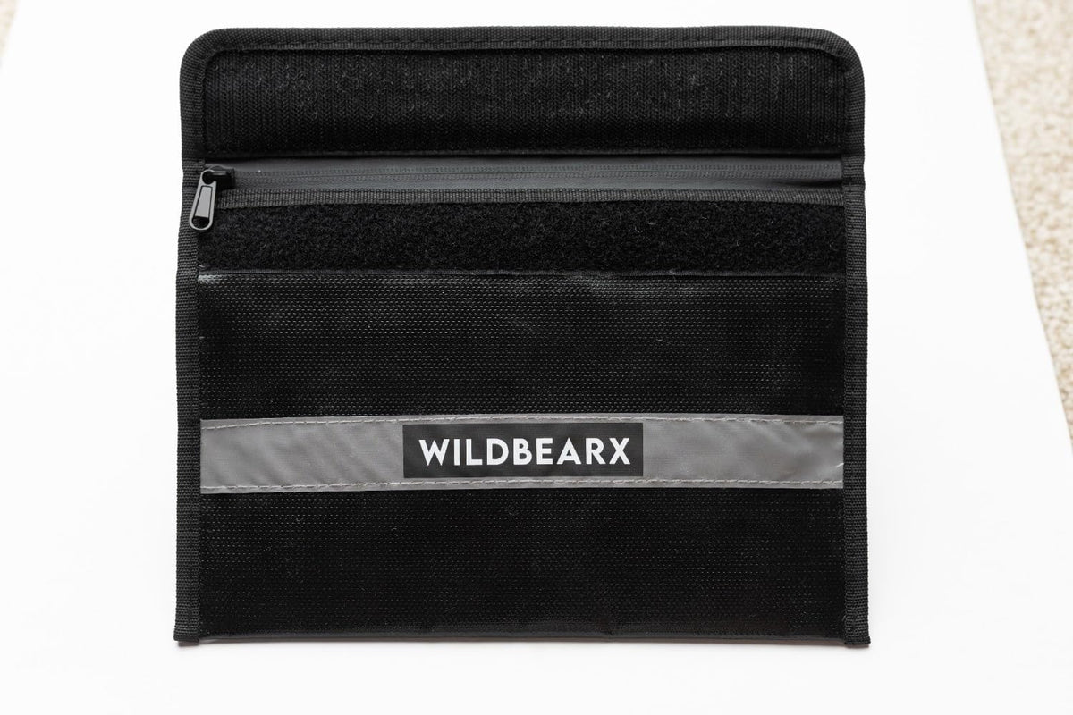 Fireproof and Waterproof Document Bag – 11" x 7.5" Fire Resistant Safe Storage Document Bags with Zipper Cash, Money, Passport, Files & Valuables – Home & Office Safety Bag