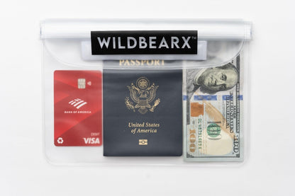 Fireproof and Waterproof Document Bag – 11" x 7.5" Fire Resistant Safe Storage Document Bags with Zipper Cash, Money, Passport, Files & Valuables – Home & Office Safety Bag