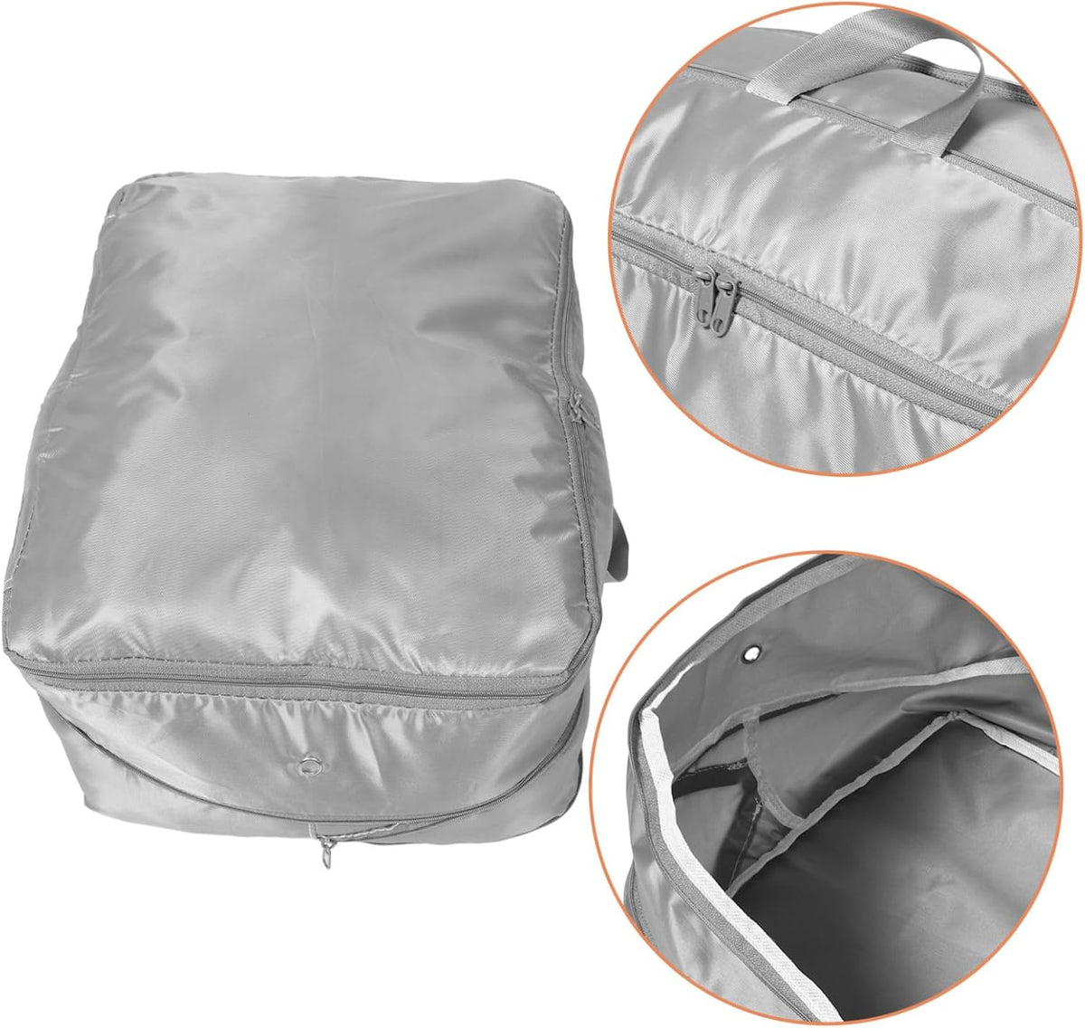 Packing Cube Compression Organizer Bags for Travel Space Saving Storage for Clothes Blankets and Accessories Design for Moving and Closet Organization