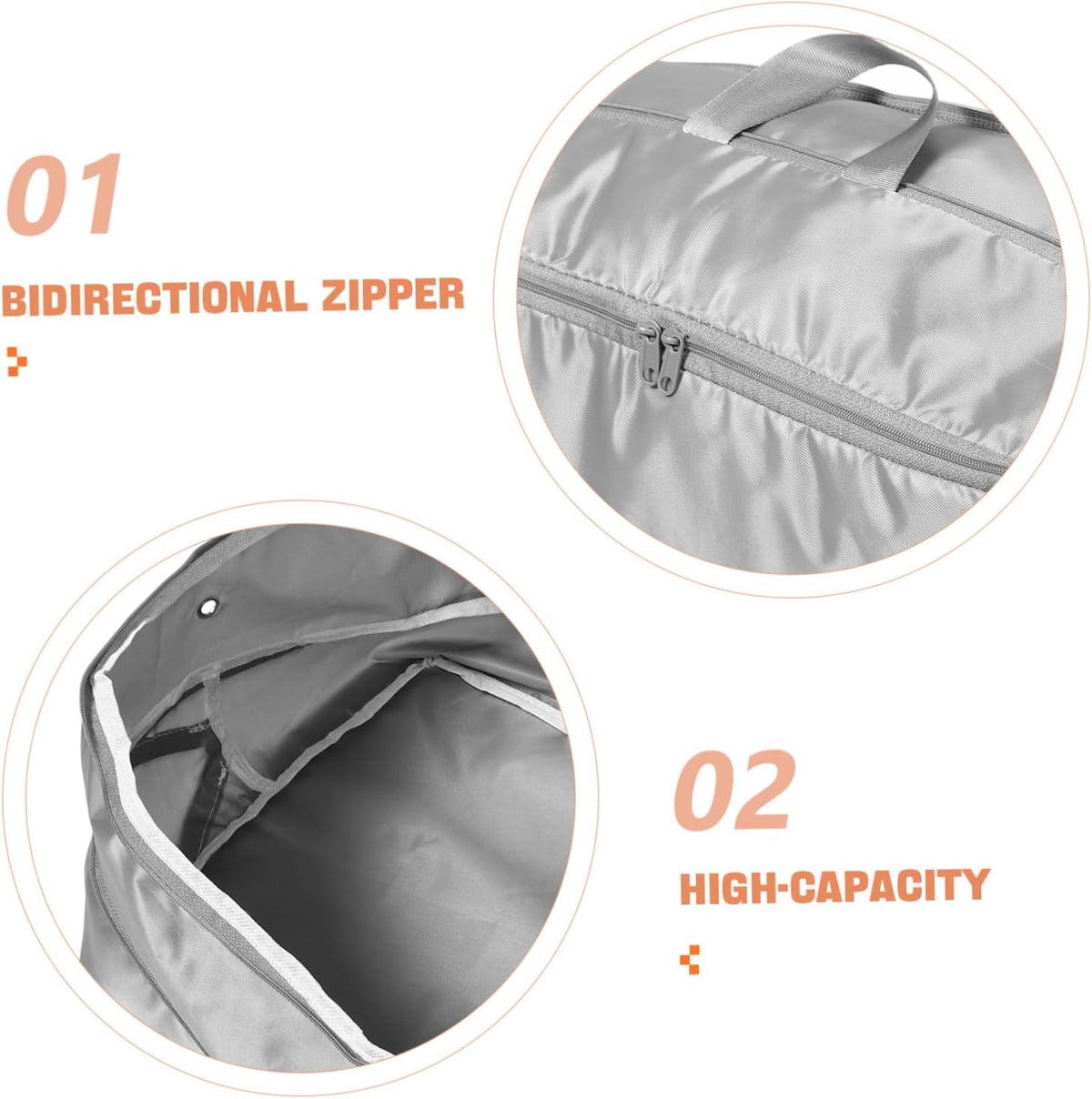 Packing Cube Compression Organizer Bags for Travel Space Saving Storage for Clothes Blankets and Accessories Design for Moving and Closet Organization