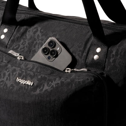 Carryall Expandable Lightweight Travel Tote 22" Packable Folding Compact Nylon Washable Weekender w/Luggage Sleeve