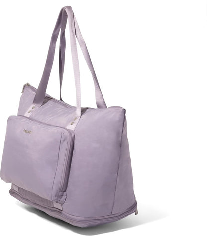Carryall Expandable Lightweight Travel Tote 22" Packable Folding Compact Nylon Washable Weekender w/Luggage Sleeve