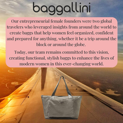 Carryall Expandable Lightweight Travel Tote 22" Packable Folding Compact Nylon Washable Weekender w/Luggage Sleeve