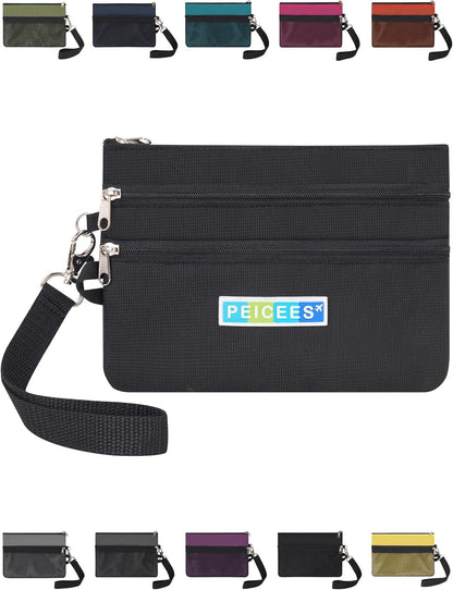 World Travel Essentials Currency and Passport Organizers Cash Cards Tickets Holder RFID Blocking Wallet, Lake Blue