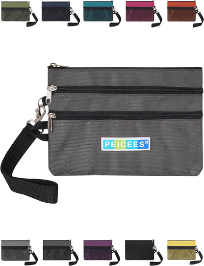 World Travel Essentials Currency and Passport Organizers Cash Cards Tickets Holder RFID Blocking Wallet, Lake Blue