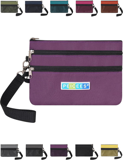 World Travel Essentials Currency and Passport Organizers Cash Cards Tickets Holder RFID Blocking Wallet, Lake Blue