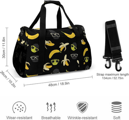 Duffel Bag for Weekend Travel and Gym Sports Overnight Spacious Design Adjustable Strap