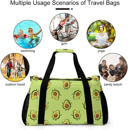 Duffel Bag for Weekend Travel and Gym Sports Overnight Spacious Design Adjustable Strap