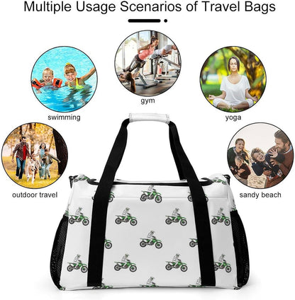 Duffel Bag for Weekend Travel and Gym Sports Overnight Spacious Design Adjustable Strap