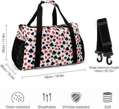 Duffel Bag for Weekend Travel and Gym Sports Overnight Spacious Design Adjustable Strap