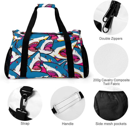Duffel Bag for Weekend Travel and Gym Sports Overnight Spacious Design Adjustable Strap