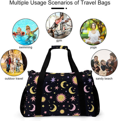 Duffel Bag for Weekend Travel and Gym Sports Overnight Spacious Design Adjustable Strap