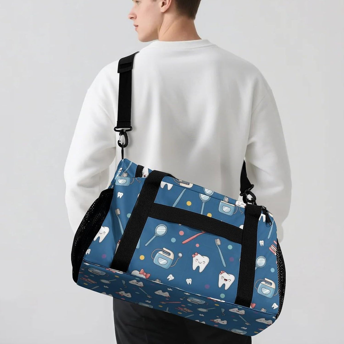 Duffel Bag for Weekend Travel and Gym Sports Overnight Spacious Design Adjustable Strap
