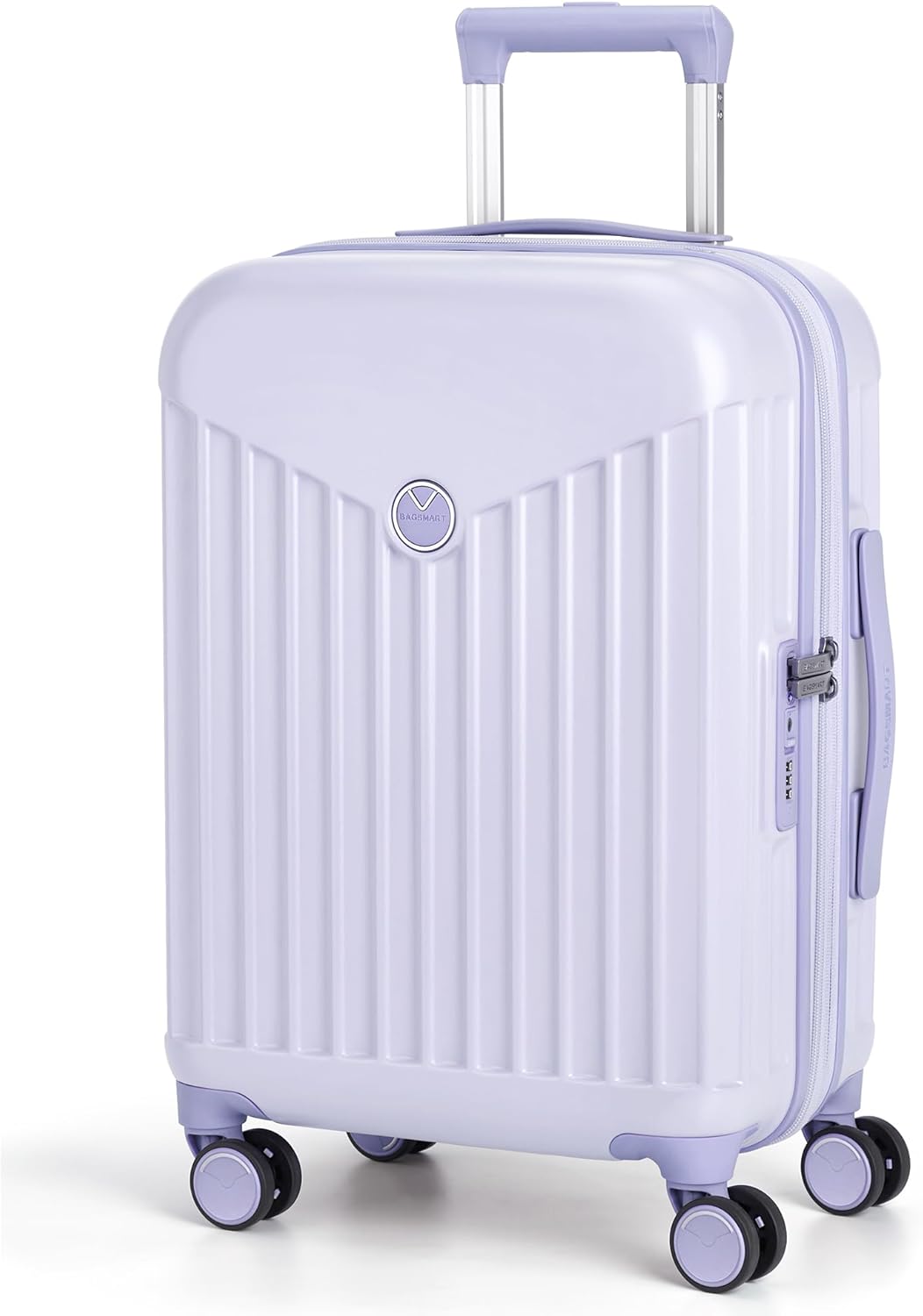 Hardside Expandable Luggage With Spinner Wheels, PC Lightweight Carry-On Luggage Airline Approved With TSA Lock, Durable Women Travel Suitcase Carry On 20 Inch, Beige