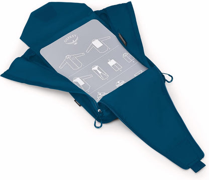 Ultralight Garment Folder Packing Organizer, Waterfront Blue