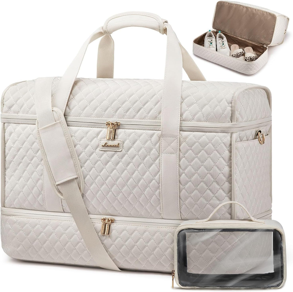 Large Travel Duffle Bag, Weekender Bags for Women With Shoe Compartment, Overnight Hospital Bag For Women Labor Delivery, Carry on Bag Personal Item Travel Bag, Yoga Gym Duffel Bag