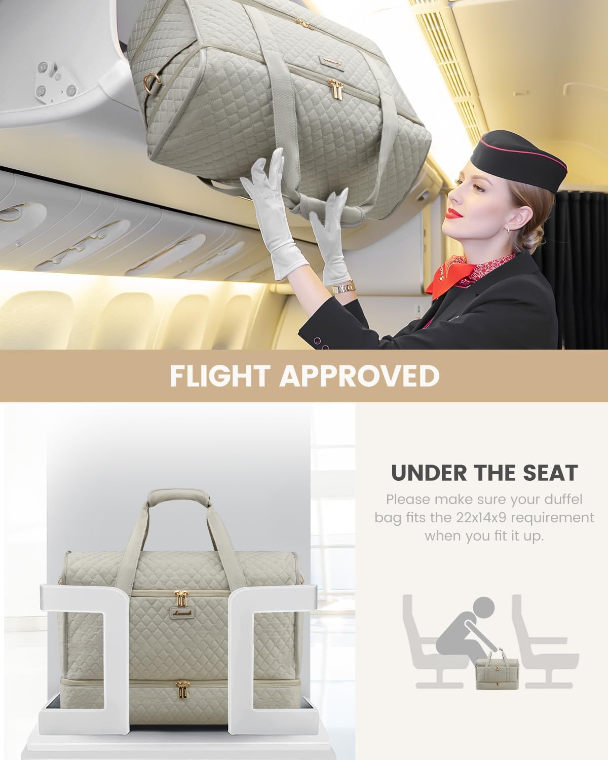 Large Travel Duffle Bag, Weekender Bags for Women With Shoe Compartment, Overnight Hospital Bag For Women Labor Delivery, Carry on Bag Personal Item Travel Bag, Yoga Gym Duffel Bag