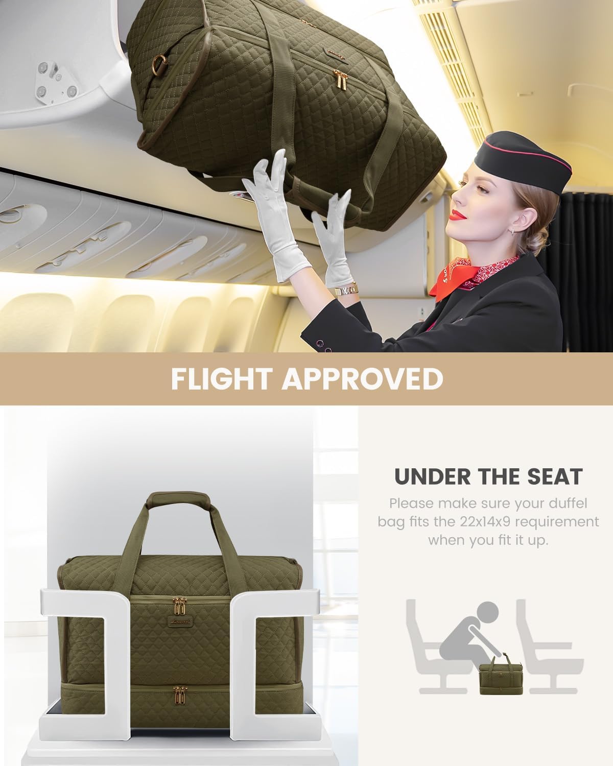 Large Travel Duffle Bag, Weekender Bags for Women With Shoe Compartment, Overnight Hospital Bag For Women Labor Delivery, Carry on Bag Personal Item Travel Bag, Yoga Gym Duffel Bag