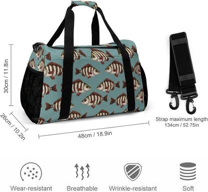 Packable Lightweight Travel Duffel Tote Bag Carry On Overnight Weekender Bag for Women Luggage
