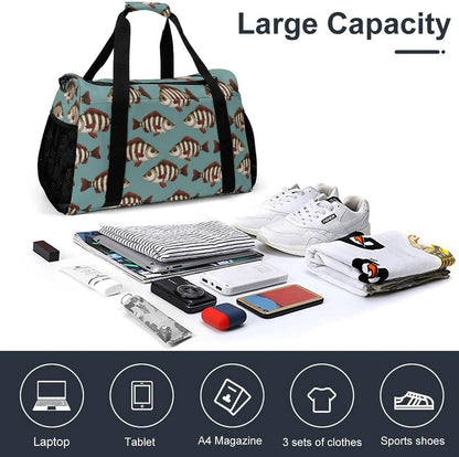 Packable Lightweight Travel Duffel Tote Bag Carry On Overnight Weekender Bag for Women Luggage