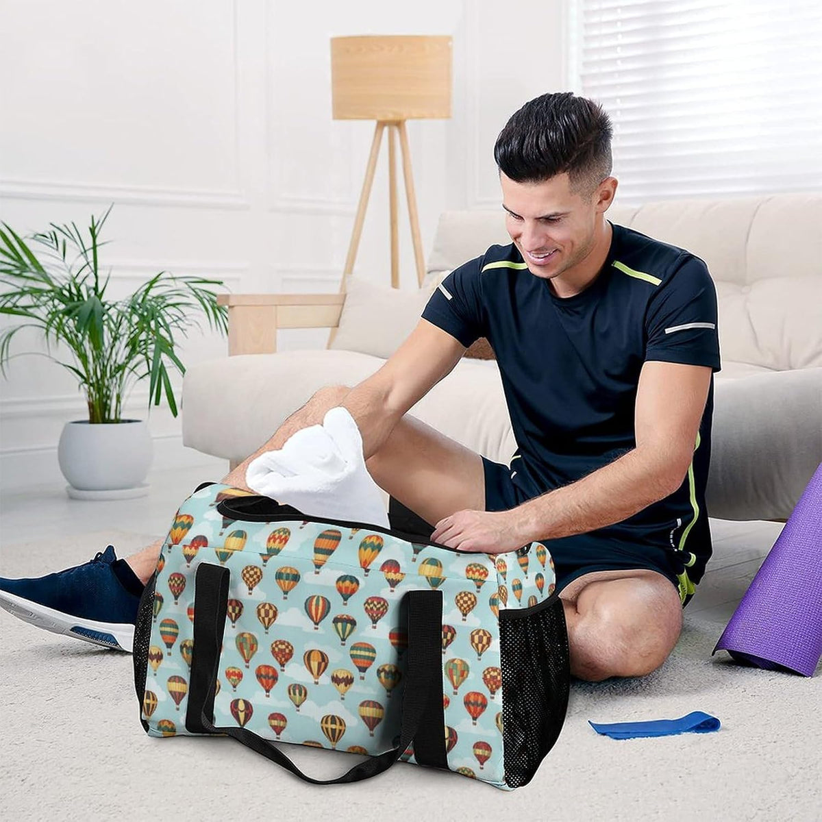 Packable Lightweight Travel Duffel Tote Bag Carry On Overnight Weekender Bag for Women Luggage