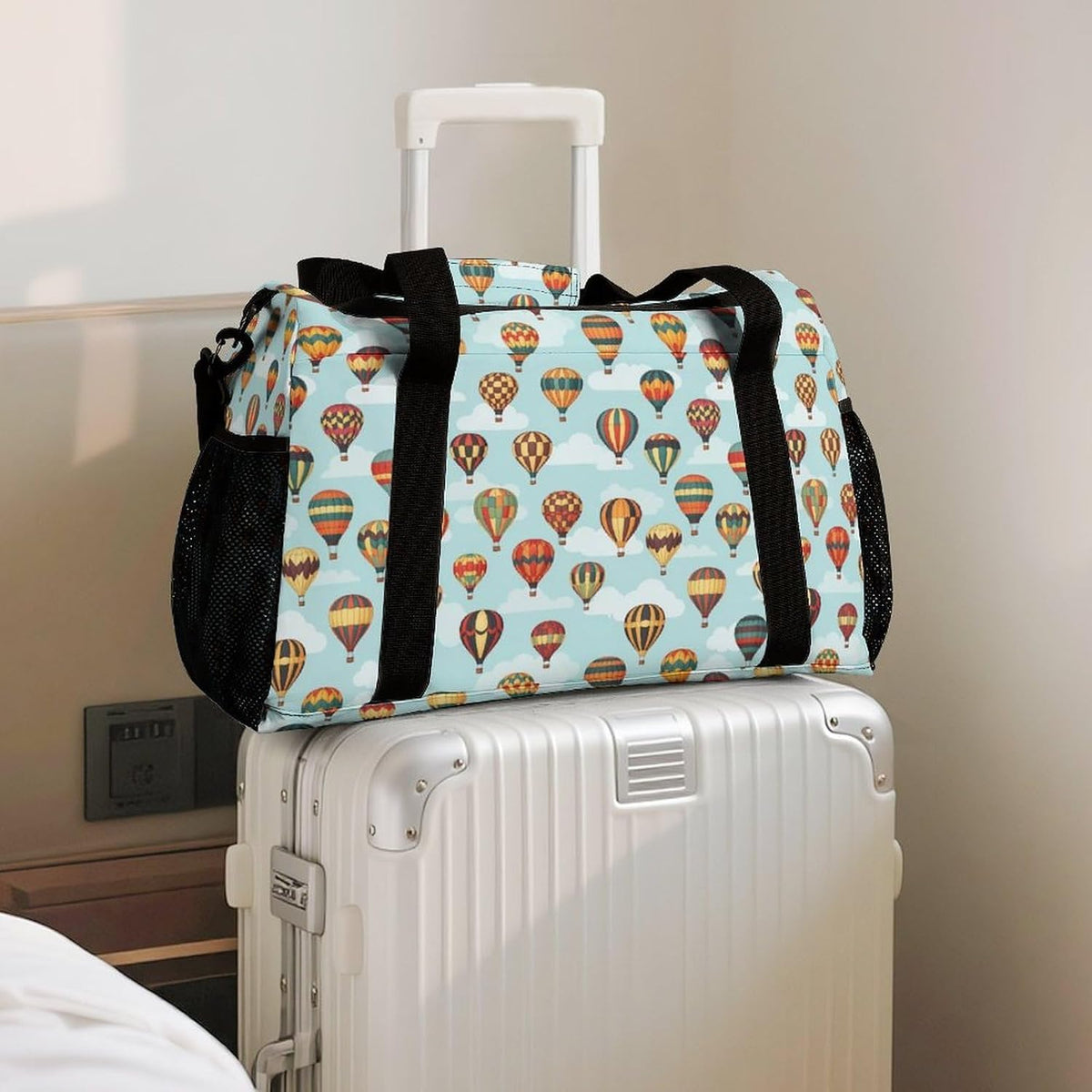 Packable Lightweight Travel Duffel Tote Bag Carry On Overnight Weekender Bag for Women Luggage