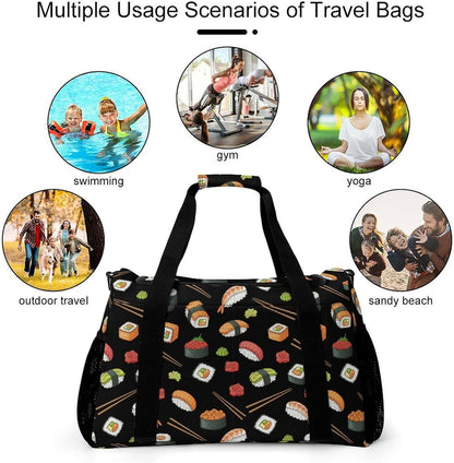 Packable Lightweight Travel Duffel Tote Bag Carry On Overnight Weekender Bag for Women Luggage