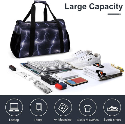 Packable Lightweight Travel Duffel Tote Bag Carry On Overnight Weekender Bag for Women Luggage