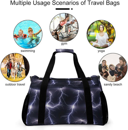 Packable Lightweight Travel Duffel Tote Bag Carry On Overnight Weekender Bag for Women Luggage