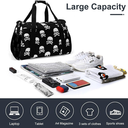 Packable Lightweight Travel Duffel Tote Bag Carry On Overnight Weekender Bag for Women Luggage